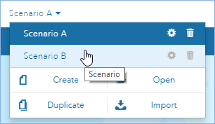 Active Scenario window